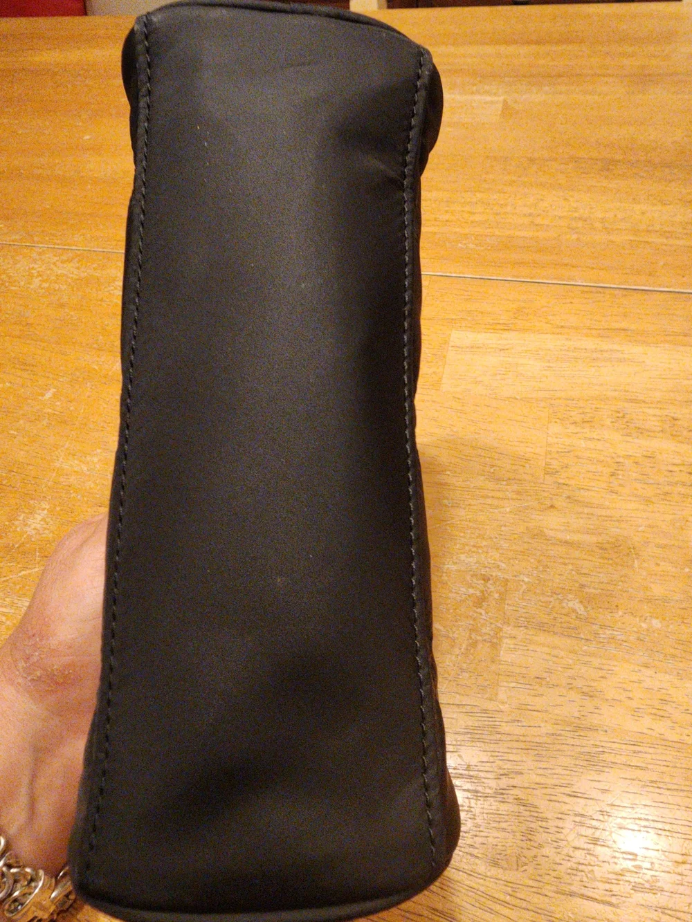 kate spade black quilted cosmetic case